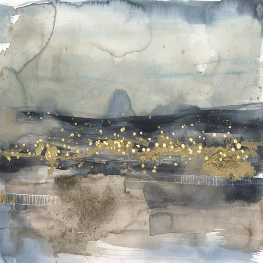 Golden Light on the Horizon II by Jennifer Goldberger - Wrapped Canvas Painting