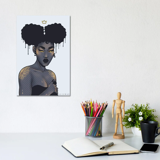Black Power by Alijhae West - Wrapped Canvas Painting