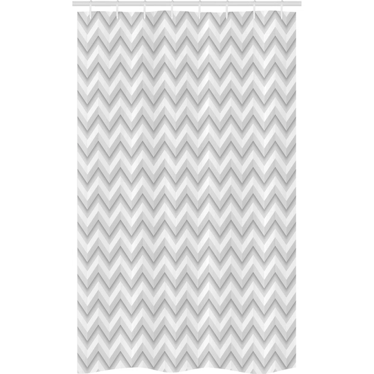 Hensius 8 Piece Polyester Shower Curtain Set + Hooks