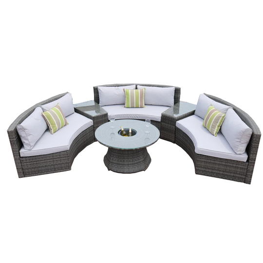 Jeip 6 Seater Rattan Sofa Set