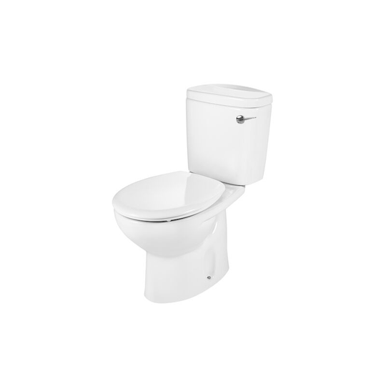Roca Laura Close Coupled Toilet Lever Cistern Soft Close Seat - White
