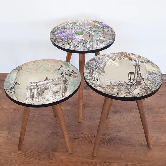 Teressa 3 Piece Nest of Tables