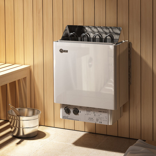 Livingandhome - 6KW Stainless Steel Electric Sauna Heater Stove with Built-in Control