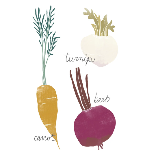 Simple Veggies I - Wrapped Canvas Painting