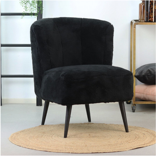 Teddy armchair Lyla Black - Black