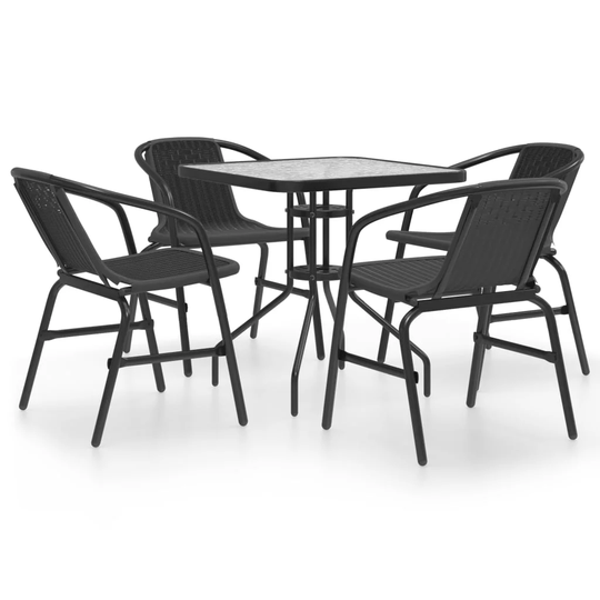 Alfordsville 4 Seat Dining Set