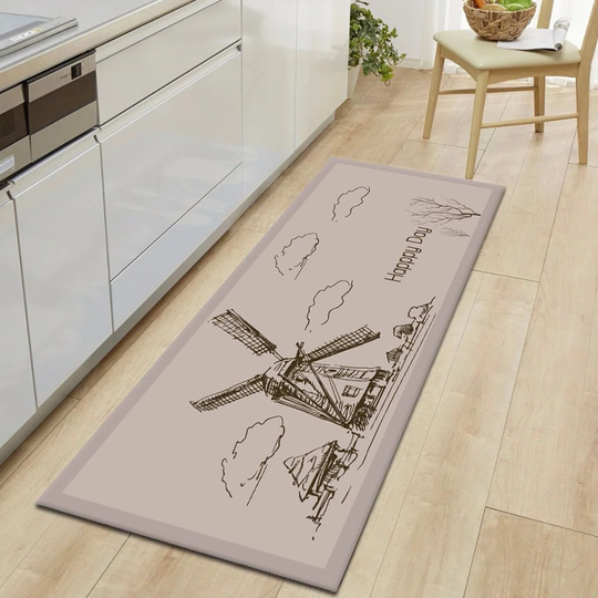 Ramsdell Power Loom Beige/Black Rug