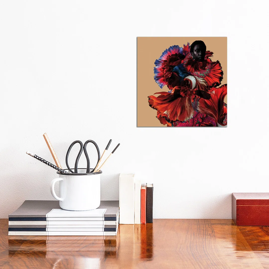 Deconstructed Rose by Lolita Lorenzo - Wrapped Canvas Gallery-Wrapped Canvas Giclée