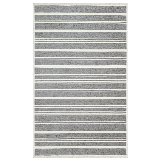 Casavant Flatweave Grey/White Rug