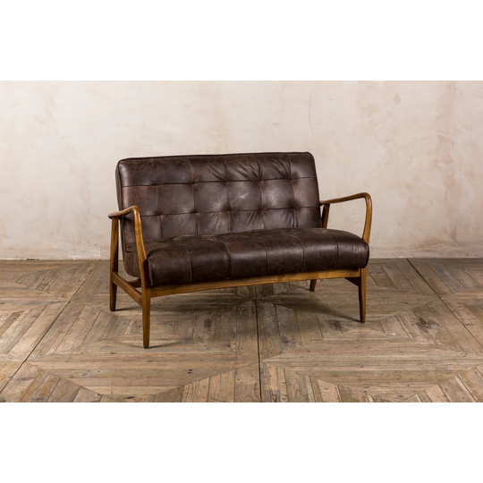 Hively Genuine Leather 2 Seater Sofa