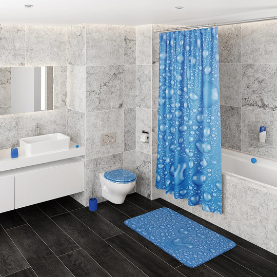 Dew Drops Soft Close Elongated Toilet Seat