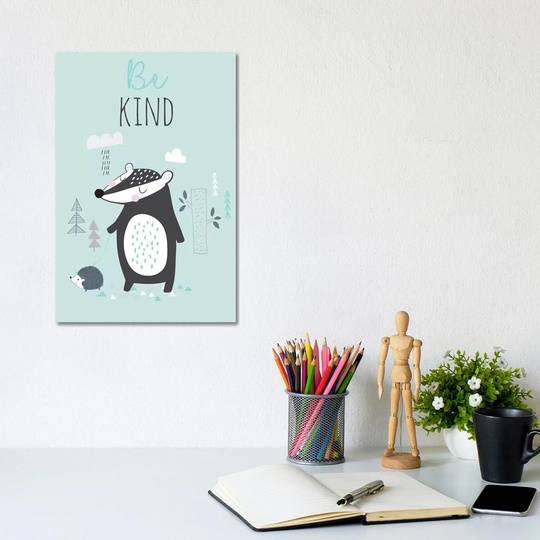 Baby Woodland Friends II by Angela Nikeas - Wrapped Canvas Graphic Art