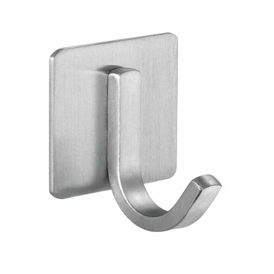 2 Pieces 3M Adhesive Hook, Strong Steel Adhesive, Bathroom Wall Hook, Stainless Steel ...