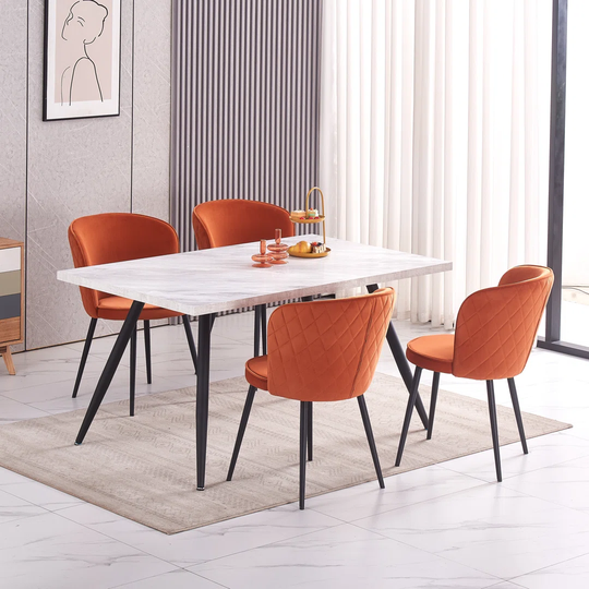Babs Upholstered Velvet Dining Chairs