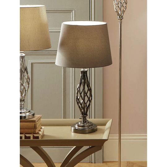 Sybill 58cm Gunmetal Table Lamp