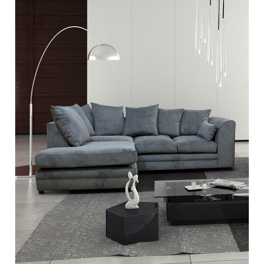 Kensington Left Hand Facing Corner Sofa Grey