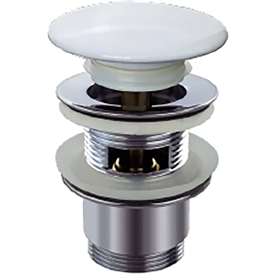 Design Drain Valve Cap 1¼x65mm White schütte
