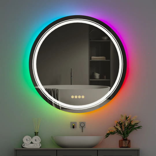 Ademiposi Lighted Wall Mounted Bathroom Mirror