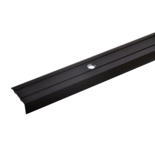 Abdul-Haseeb Metal 1 cm Thick x 2 cm Wide x 135 cm Length Stair Nose in Dark Bronze