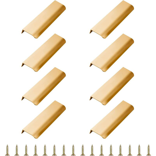 8 Pieces Drawer Pulls, Betterlife Aluminum Alloy Cupboard Door Handles, Furniture Handle with Screws, Home Decoration for Cabinet Door, Modern Style