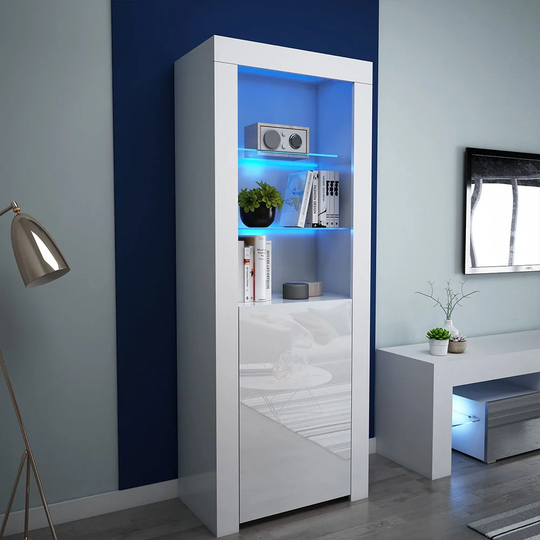 1.6M Tall Display Cabinet With Lighting