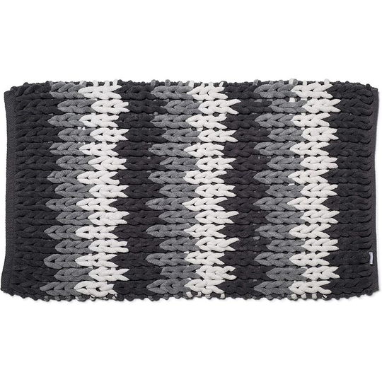 Croydex - Grey & White Patterned Bath Mat
