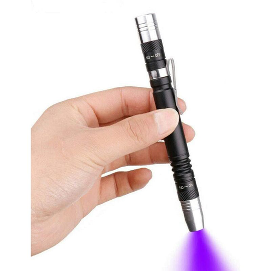 Soekavia - led light blacklight flashlights 2 in 1 Flashlight Penlight pen clip Torch Blacklight Detector