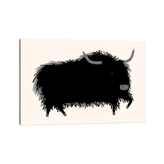 The Yak by Oliver Lake - Wrapped Canvas Graphic Art