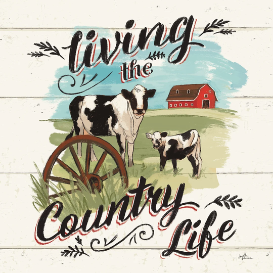 Farm Life II Country by Janelle Penner - Wrapped Canvas Graphic Art