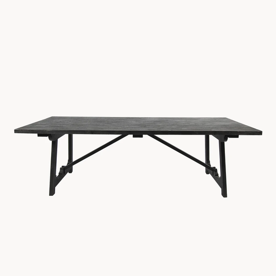 Sease 180 Cm Pine Solid Wood Dining Table