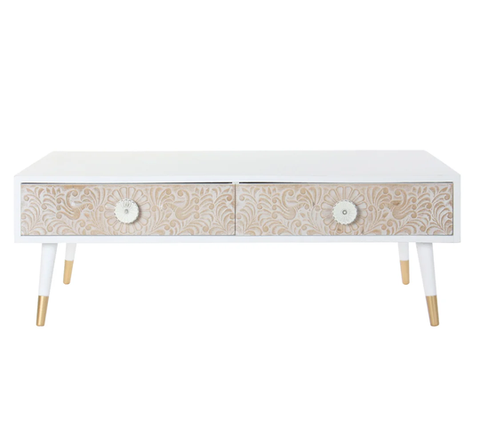 Michaelis Solid Wood Coffee Table with Storage