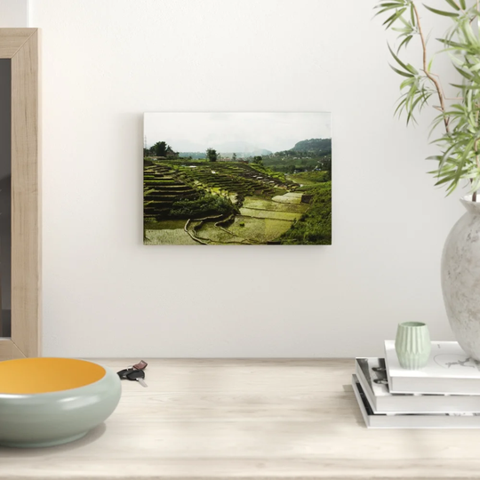 'Landscape Rice Field Nepal' Photographic Print