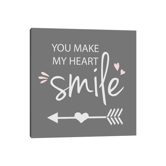 You Make My Heart Smile by Anna Quach - Wrapped Canvas Graphic Art