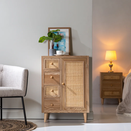 Coltrane Solid Wood 1 - Door Accent Cabinet