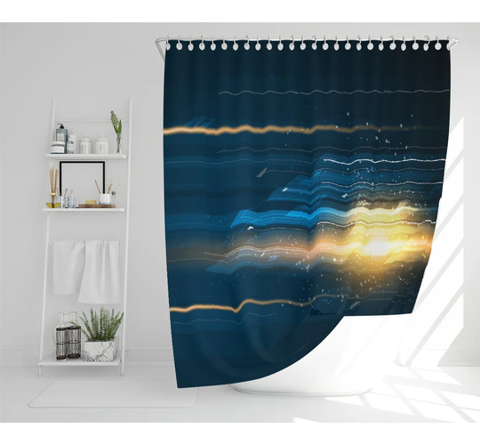 Dimsdale Polyester Shower Curtain Set