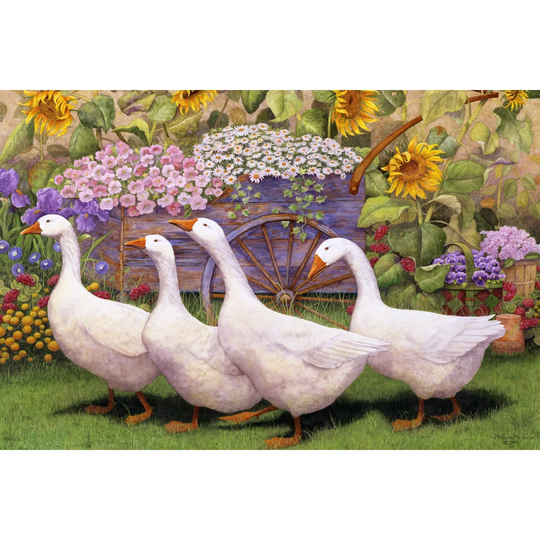 Garden March III by Marcia Matcham - Wrapped Canvas Painting