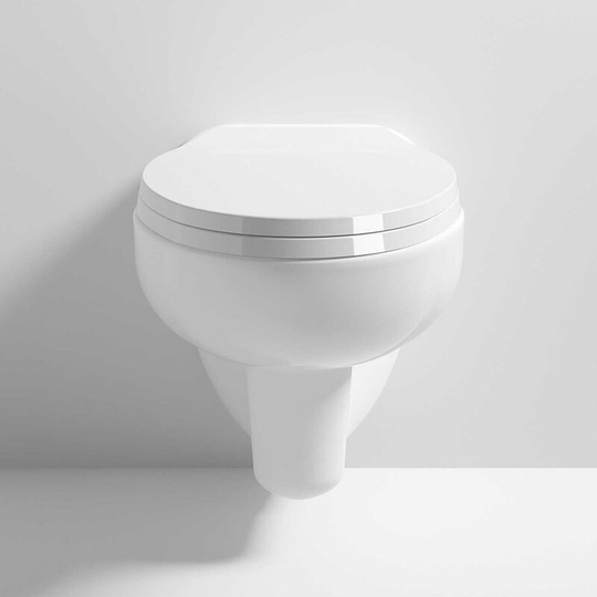 Nuie - Melbourne Wall Hung Toilet 540mm Projection - Soft Close Seat