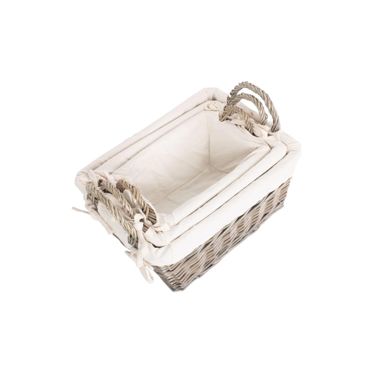 Rattan 3 Piece Basket Set