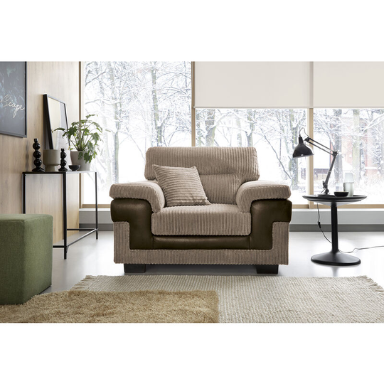 Samson Armchair in Brown - color Brown - Brown