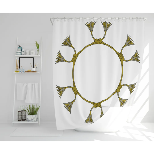 Styreman Polyester Shower Curtain Set
