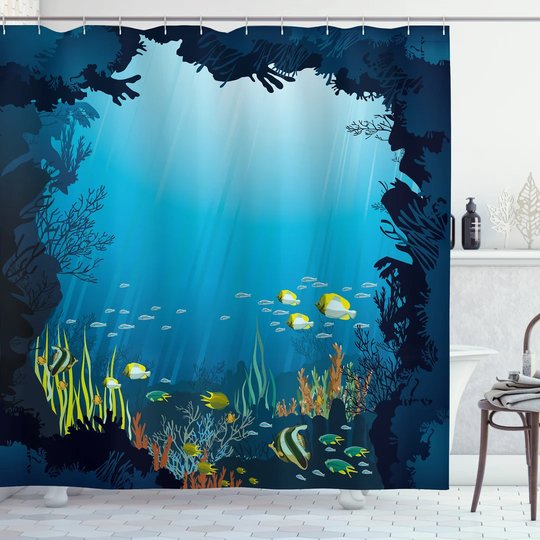 Bethie 13 Piece Polyester Shower Curtain Set