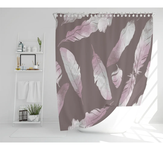 Brownlow Polyester Shower Curtain Set