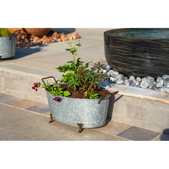 Du Bain Zinc Planter Small