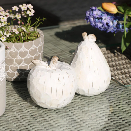Reliford Apple & Pear Ornamental Sculpture Set