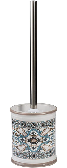 Rosalind Wheeler Shoe Shaft Ceramic Bathroom Fantasy Majolica, Toilet With Load Roller, Measurements 11X11x39 Cm