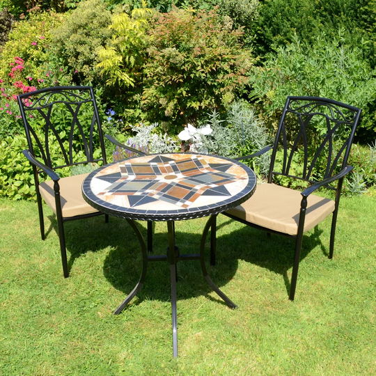 Delgado 2 Seater Bistro Set with Cushions