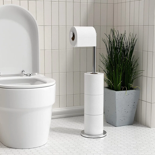 Tennision Free Standing Toilet Roll Holder