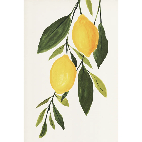 Lemon Branch I by Annie Warren - Wrapped Canvas Painting