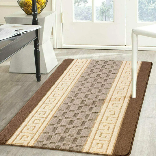 Dolins Flatweave Brown/Beige Rug