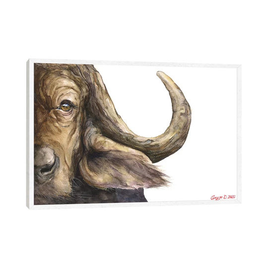 Cape Buffalo by George Dyachenko - Painting on Canvas